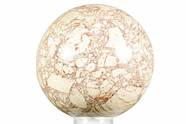 Polished Brecciated Jasper Sphere #371232